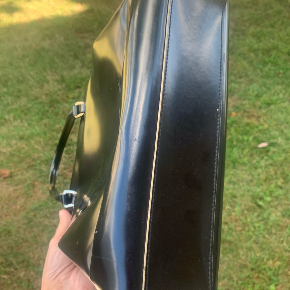 Vintage Liz Claiborne Black Handbag - Picture 5 of 8